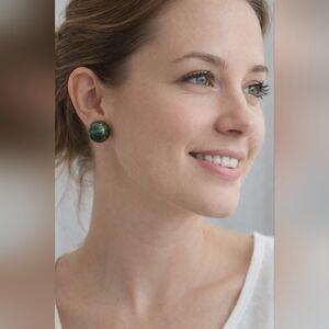 Green Dome - Sparkle Earrings NWT